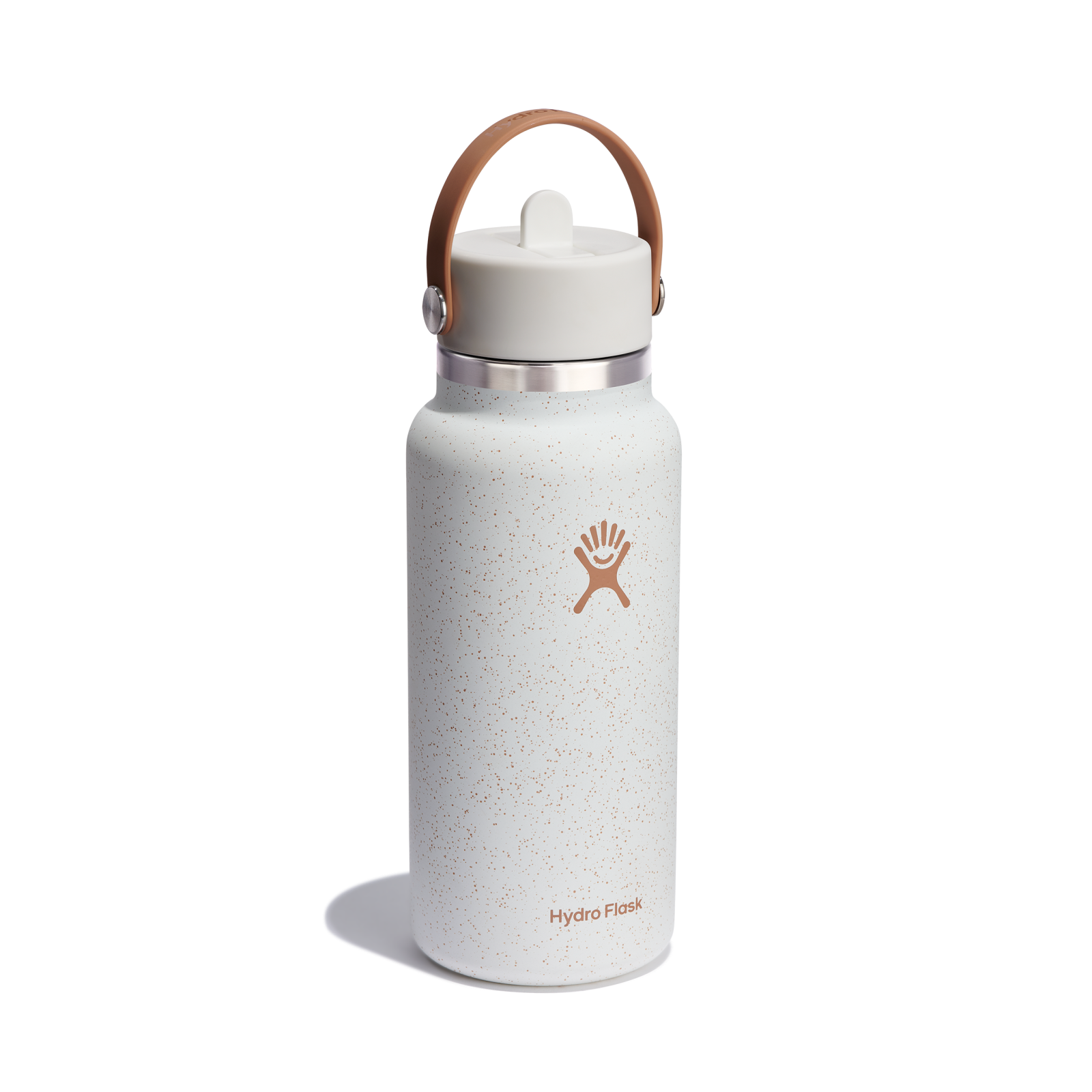 32oz (946mL) Wide Mouth with Flex Straw Cap - Seasalt & Sandy